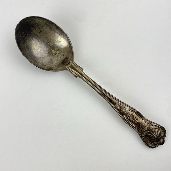 US NAVY Kings Fouled Anchor Dinner Fork Knife Spoons International Silver Set 4 - Picture 9 of 14